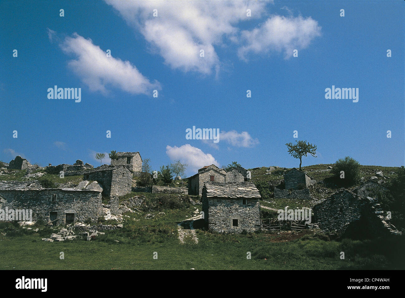 Tuscany Apuanischen Alpen Campocatino Stockfoto