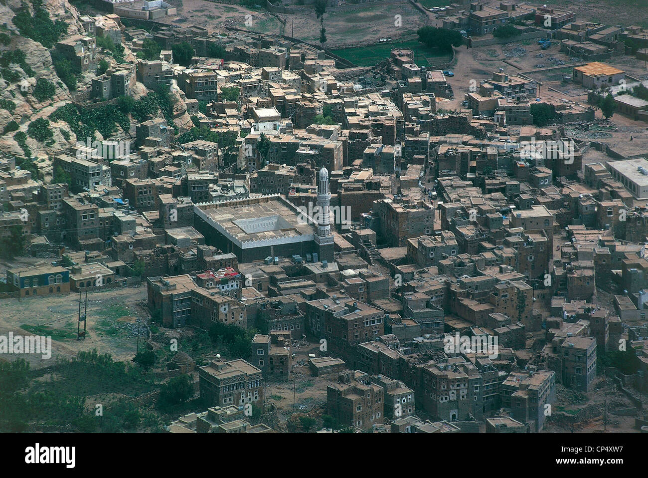 Jemen - Shibam Nord Stockfoto
