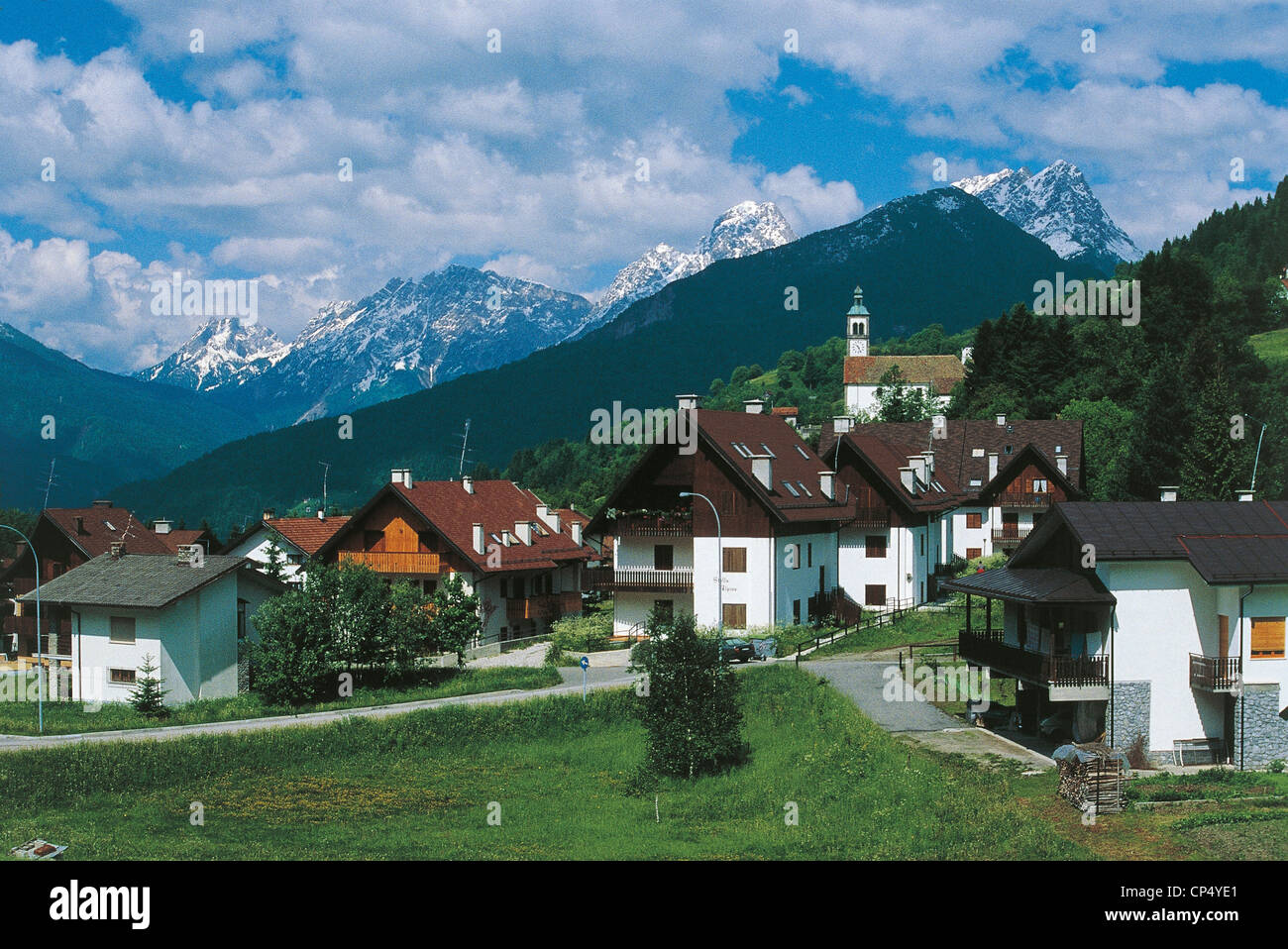 Friaul-Julisch-Venetien - RAVASCLETTO Stockfoto