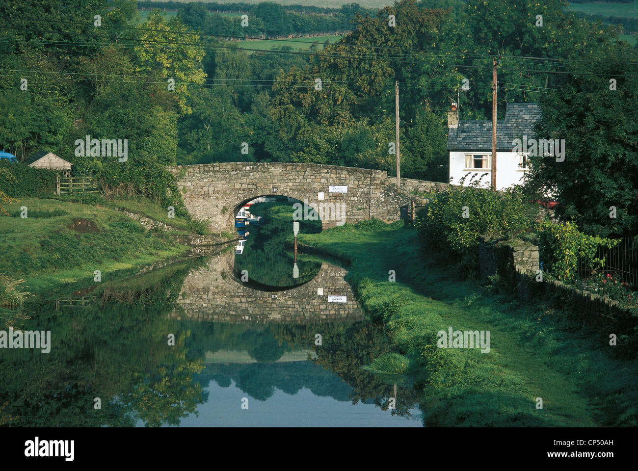 Großbritannien - Wales - Brecon Canal Stockfoto