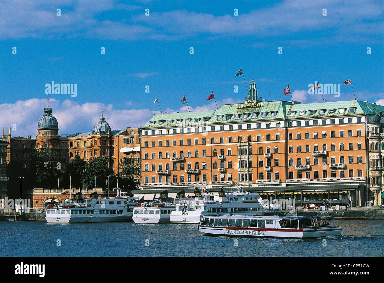 Das Grand Hotel Stockholm-Schweden Stockfoto