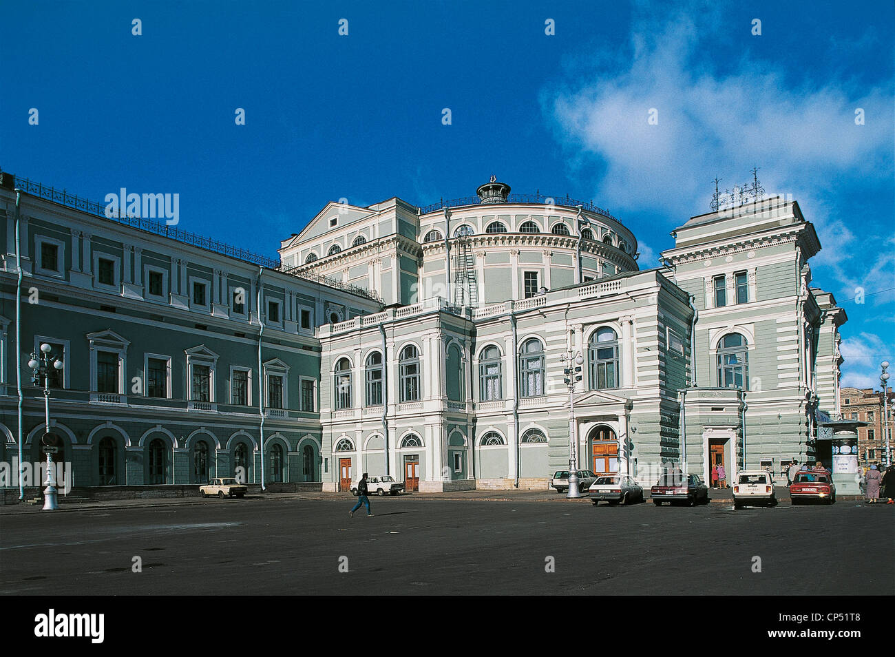 RUSSLAND, ST. PETERSBURG. Oper und Ballett-Theater Marinskij (Ex-Kirow) Stockfoto