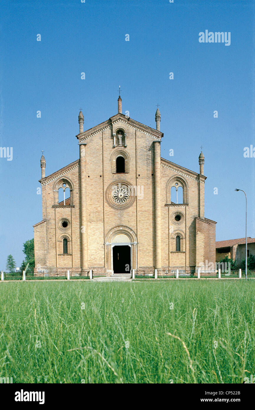 Alte Kirche von St Lodi Lombardei Bassiano Stockfoto