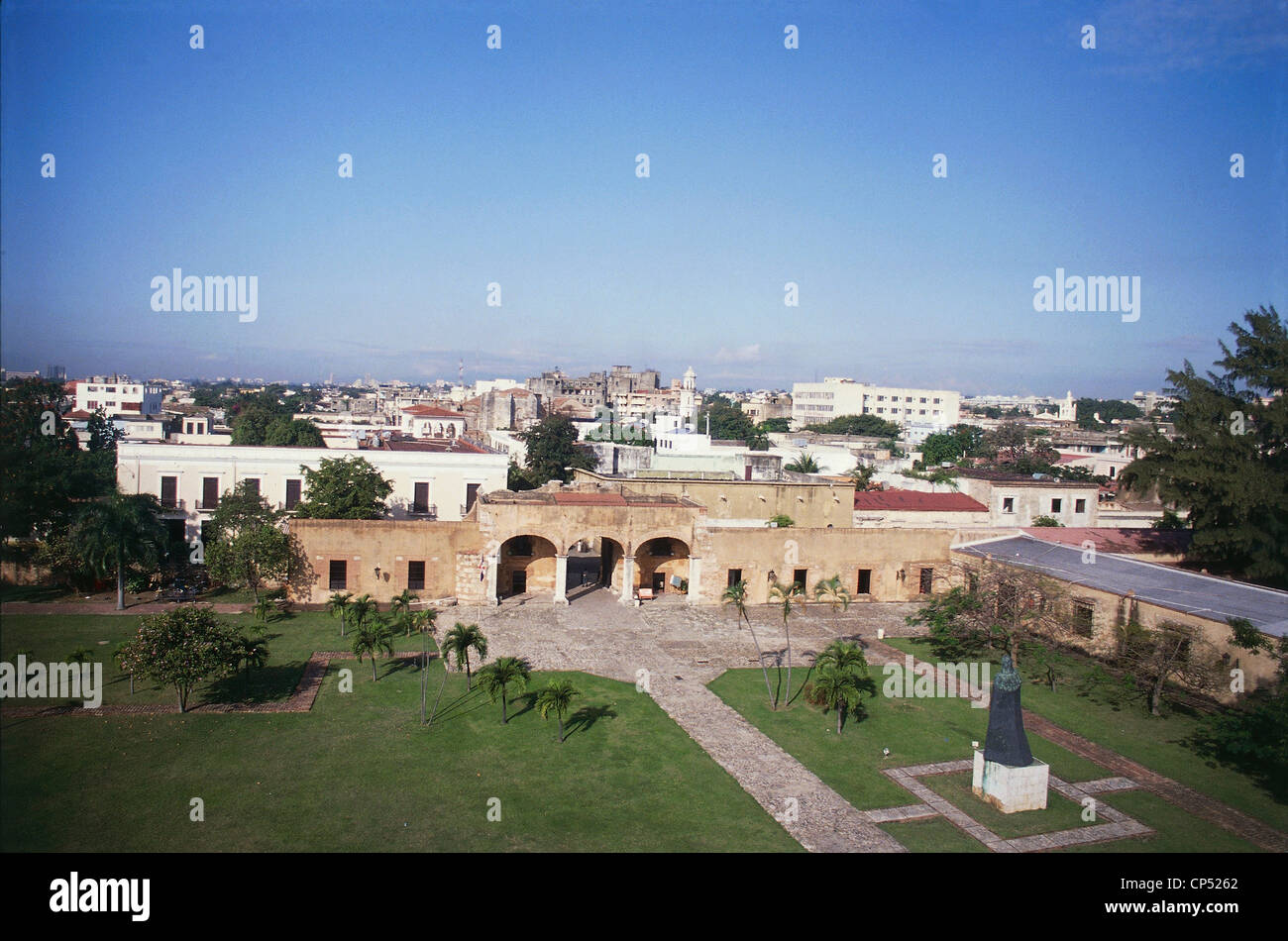 Dominikanische Republik - Santo Domingo. Blick von der Festung von Karl III. Stockfoto