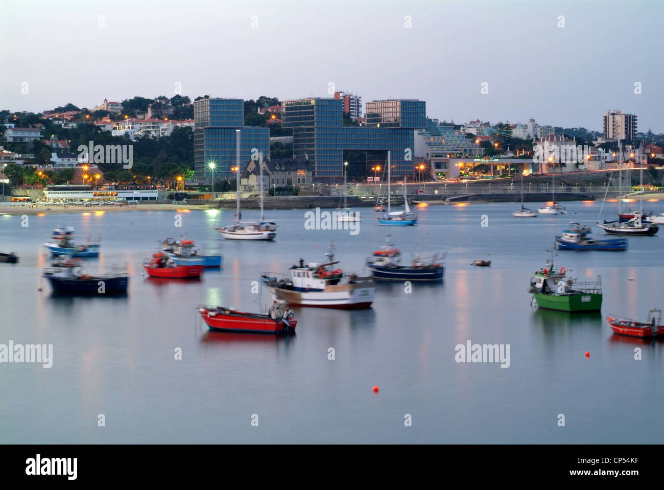 Baia de Cascais Portugal Stockfoto