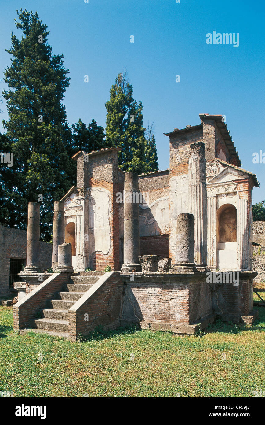 Kampanien-Pompeji-Tempel der Isis Stockfoto
