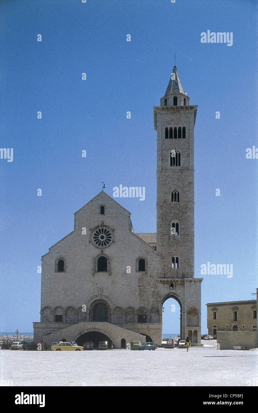 Apulien - Trani (Ba). Dom oder die Kathedrale San Nicola Pellegrino. Stockfoto