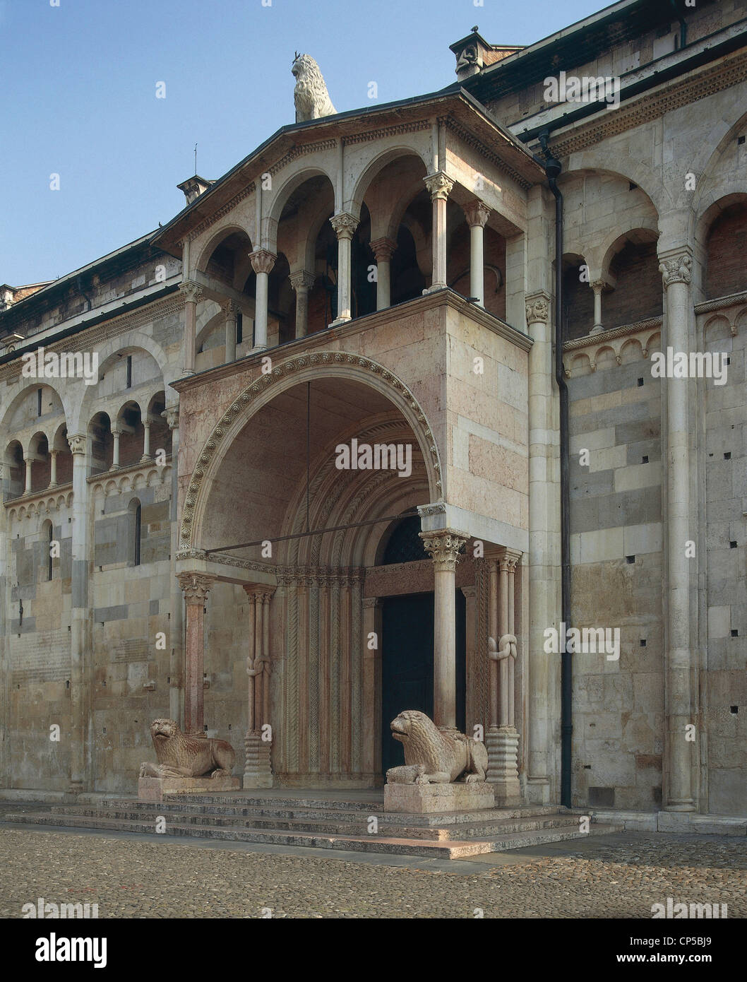Emilia Romagna - Modena - Dom (Weltkulturerbe der UNESCO, 1997). Port Royal. Stockfoto
