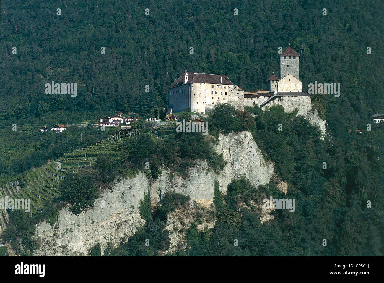 Trentino-Südtirol - TIROL, Meran (BZ), Schloss Tirol Stockfoto