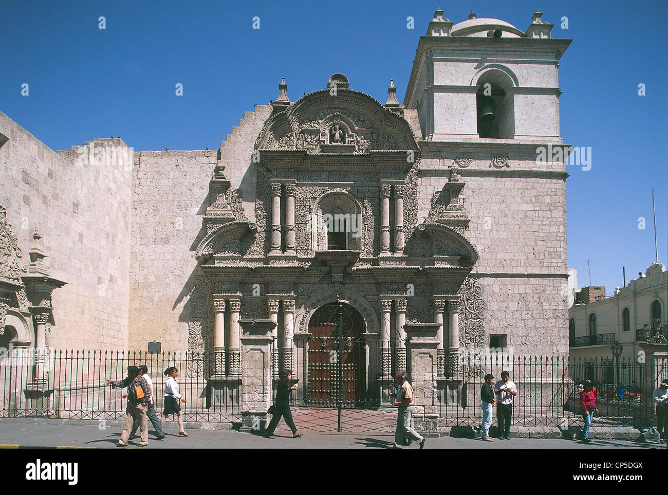 Peru "Arequipa De La Compania Kirche (1698) Stockfoto