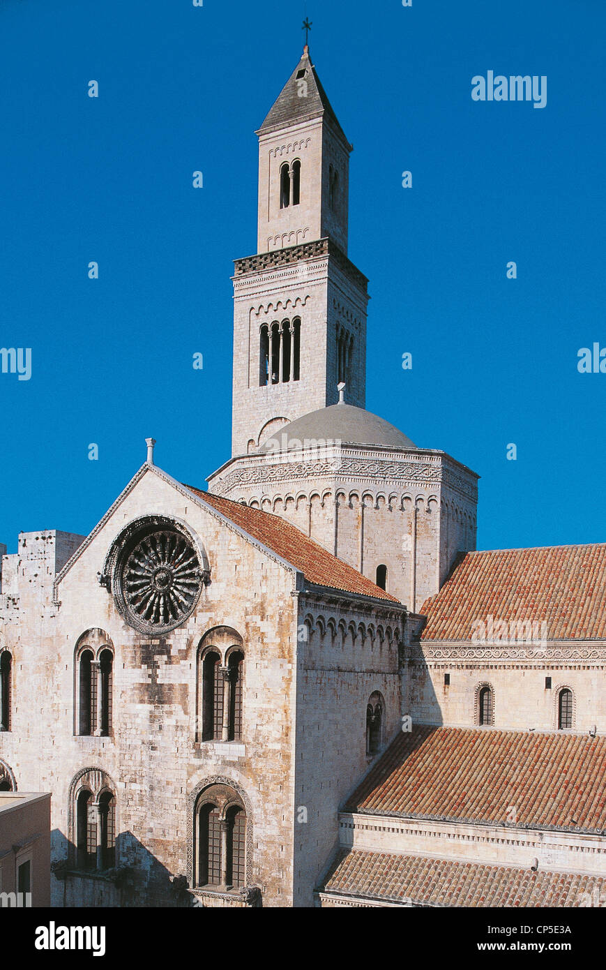 Puglia Bari Kathedrale Stockfoto