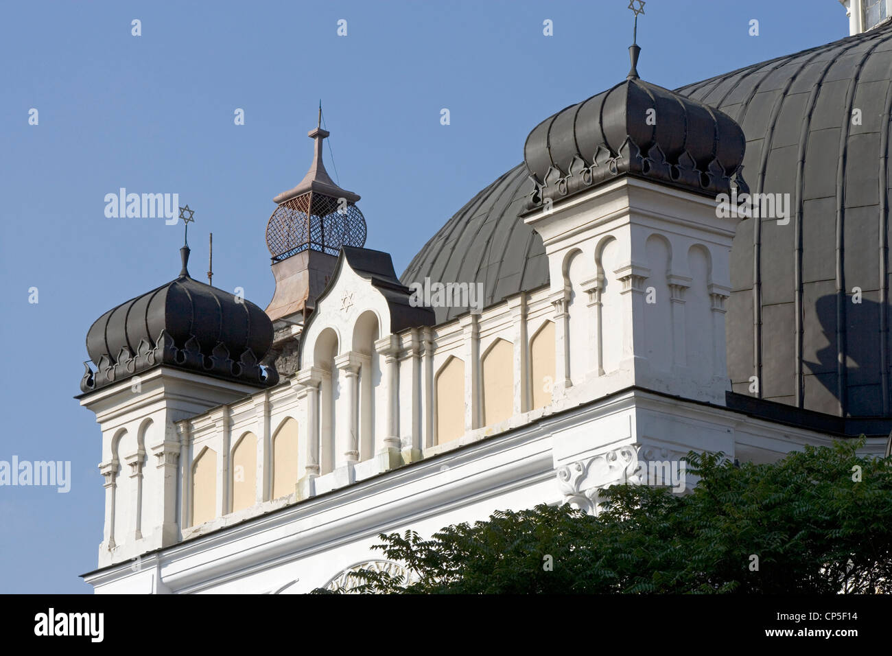 Bulgarien - Sofia. Die Centralna Synagoge (Beginn des 20. Jahrhunderts, maurischen Stil). Insbesondere Stockfoto