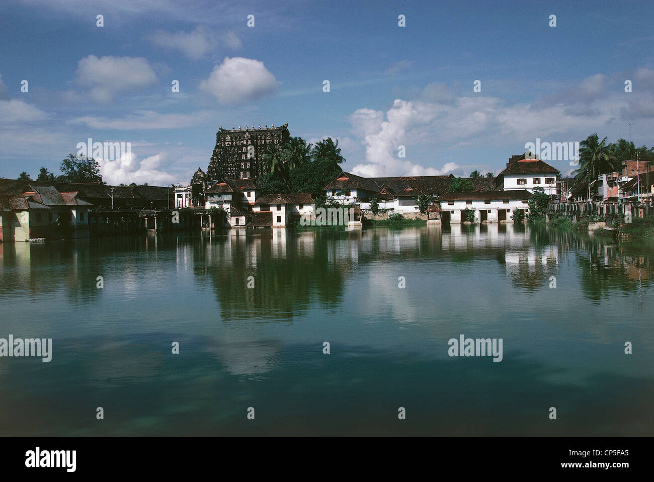 Indien - Kerala - Trivandrum (Thiruvananthapuram). Sri Tempel Padmanabhaswamy Kshetram. Stockfoto