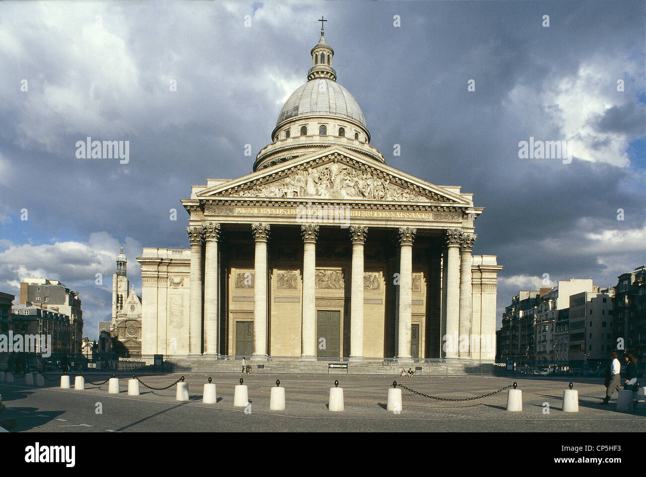 Frankreich - Paris. Pantheon (Architekten Jacques-Germain Soufflot 1757-1790). Neoklassische Stockfoto