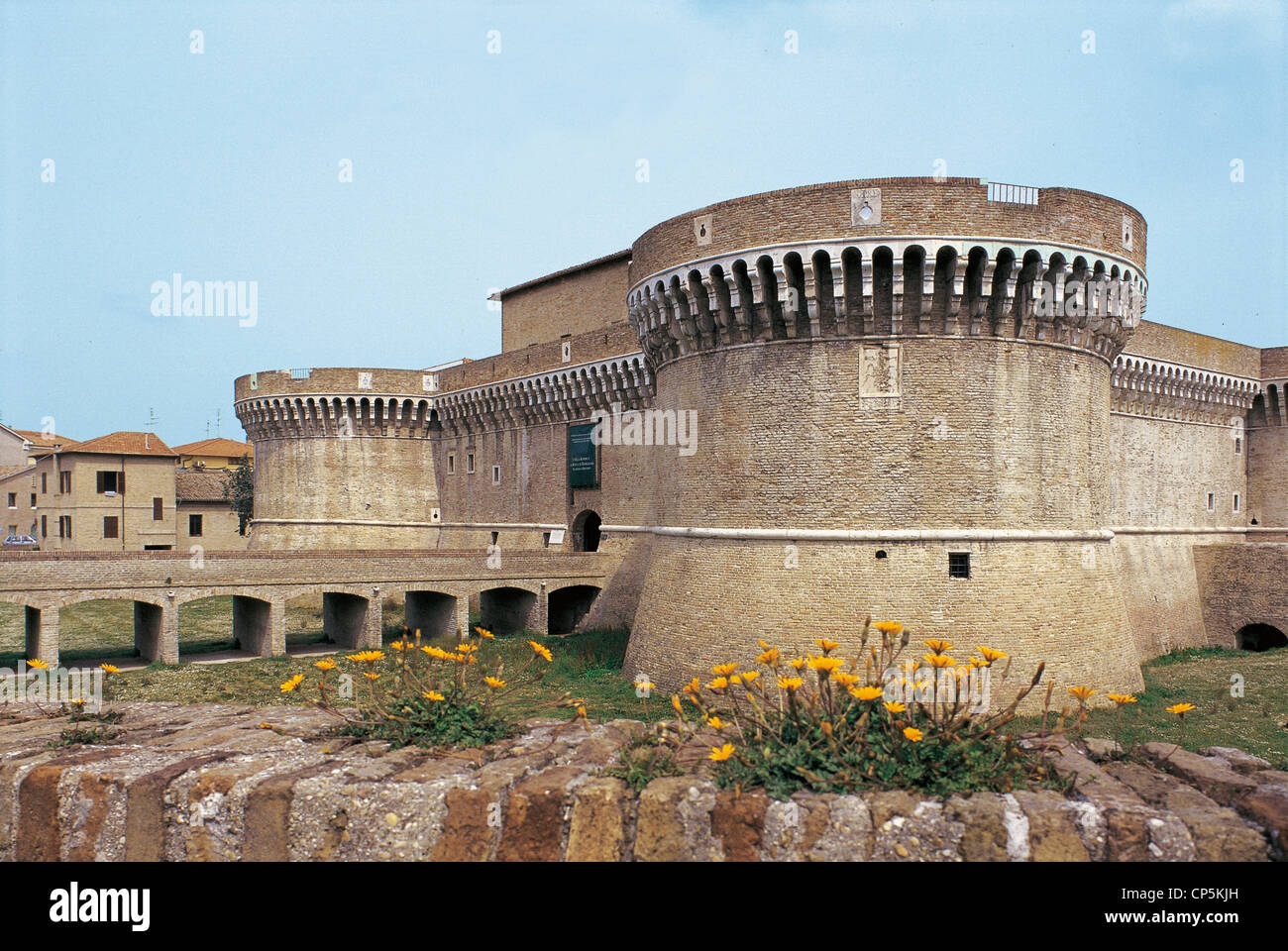 Senigallia MARCHE ROCCA ROVERESCA Stockfoto