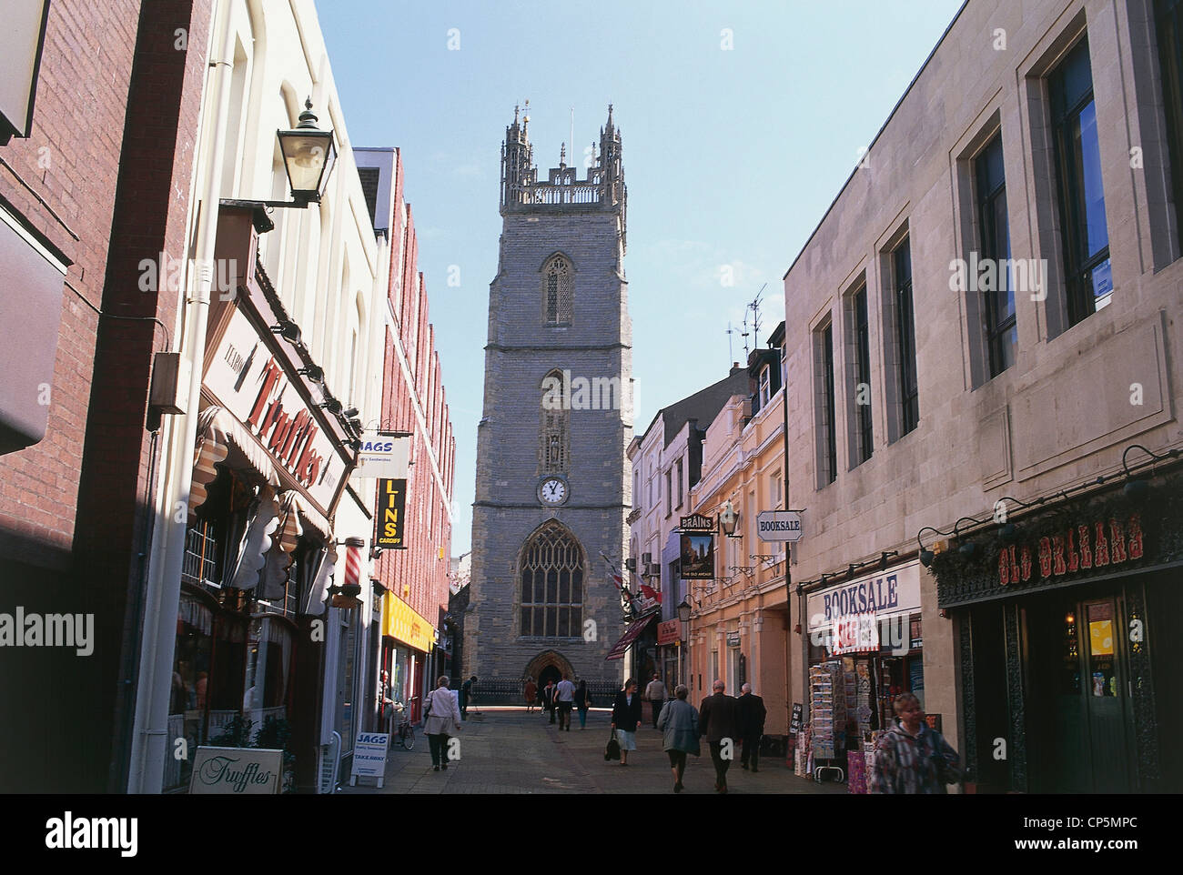 GranBretagna - Wales. Cardiff, Kirche des Heiligen Johannes Stockfoto