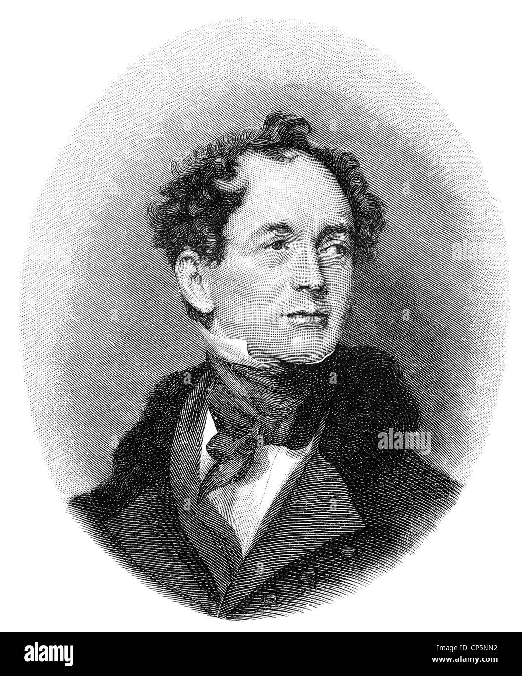 Thomas Moore, 1779-1852, ein irischer Dichter, Schriftsteller, Übersetzer und Ballade Sänger Stockfoto