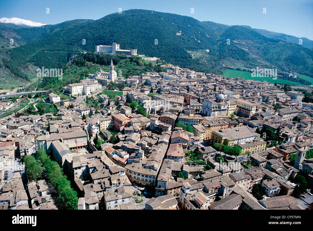 Umbrien Spoleto Stockfoto