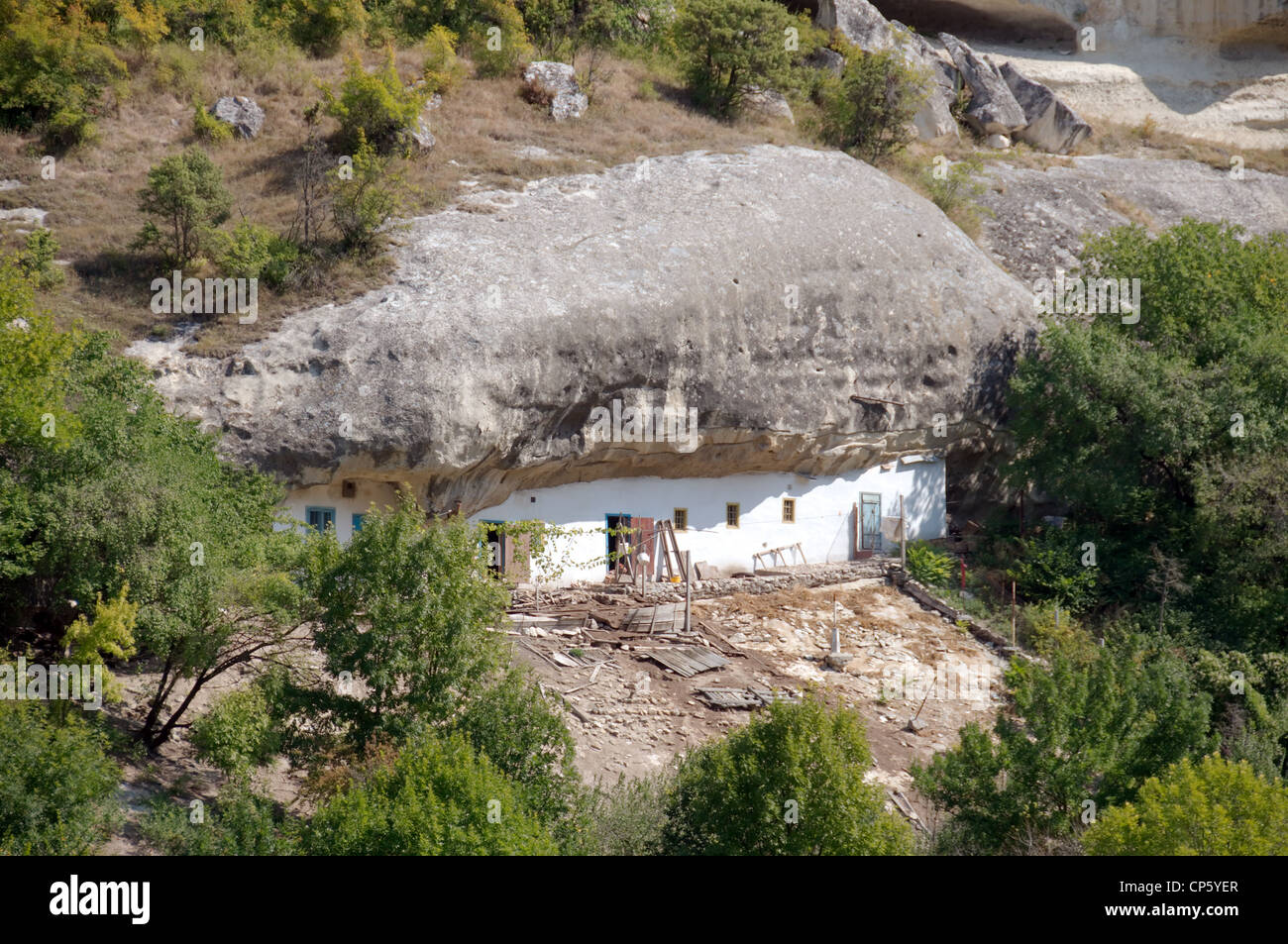 Bachtschissarai Höhle Kloster, Krim, Ukraine, Osteuropa Stockfoto