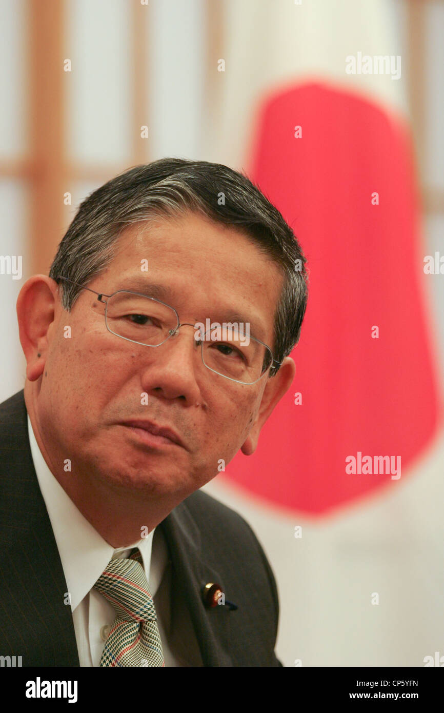 Nobutaka Machimura, liberale demokratische Partei Politiker, ehemaliger Außenminister, Tokio, Japan. Stockfoto