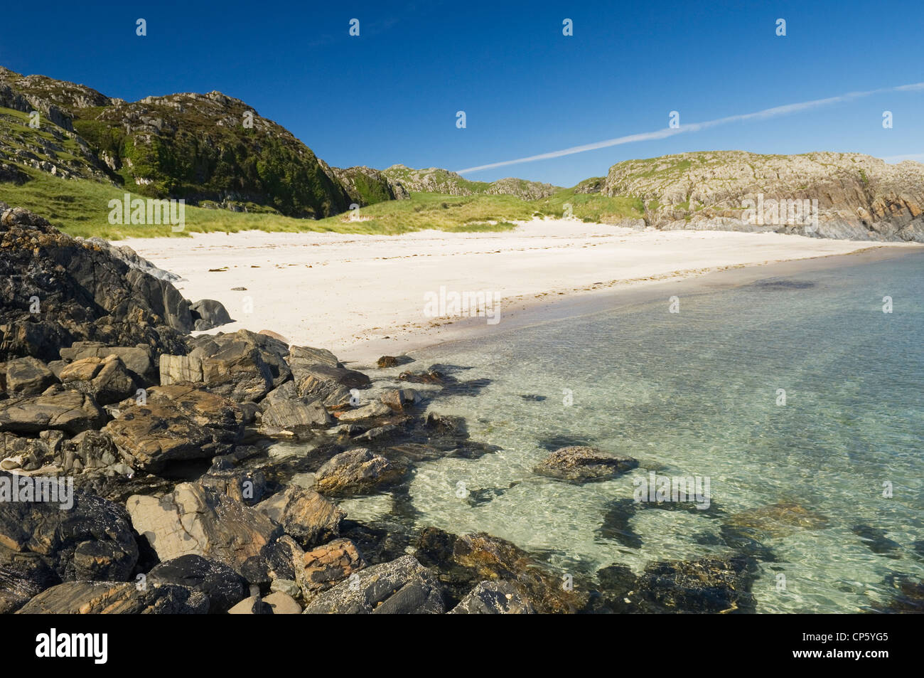 Sandaale Bay auf der Insel Iona, Argyll, Schottland. Stockfoto