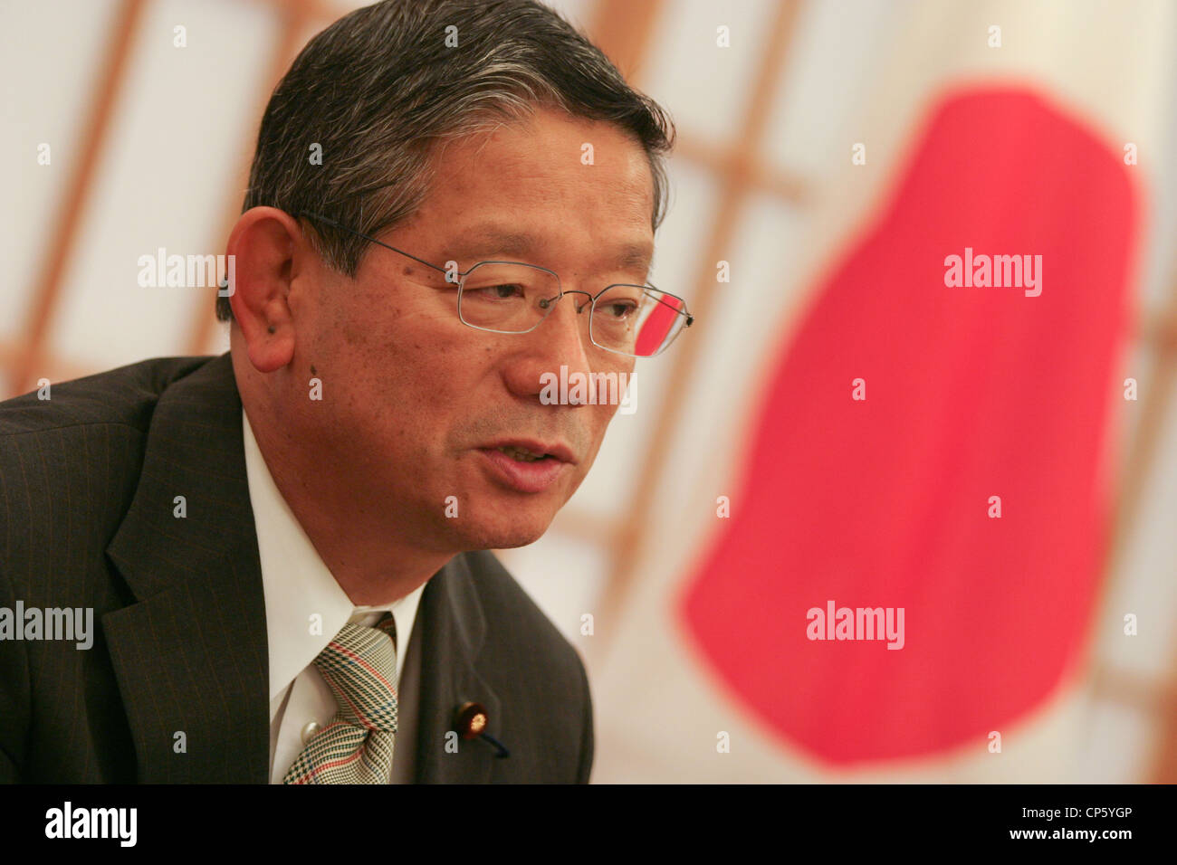 Nobutaka Machimura, liberale demokratische Partei Politiker, ehemaliger Außenminister, Tokio, Japan. Stockfoto