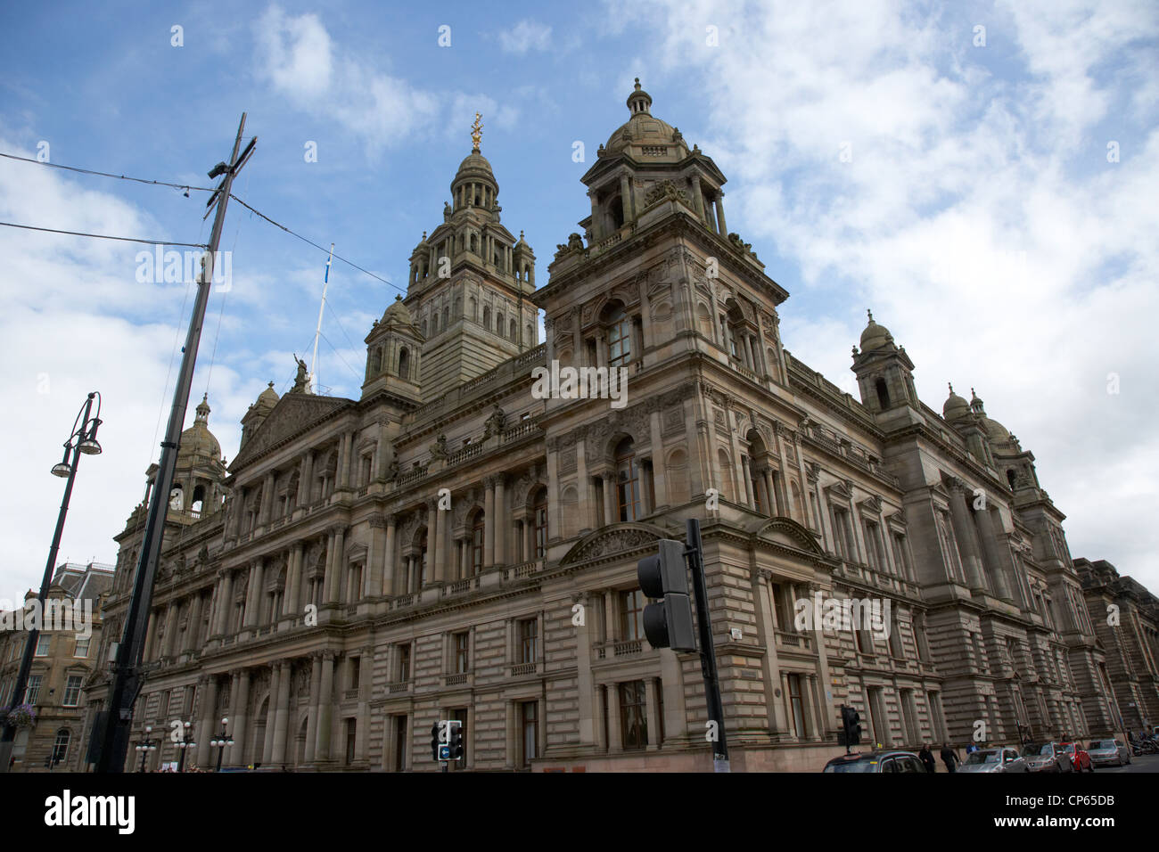 Glasgow City Chambers nach Hause des Stadtrates Scotland UK Stockfoto