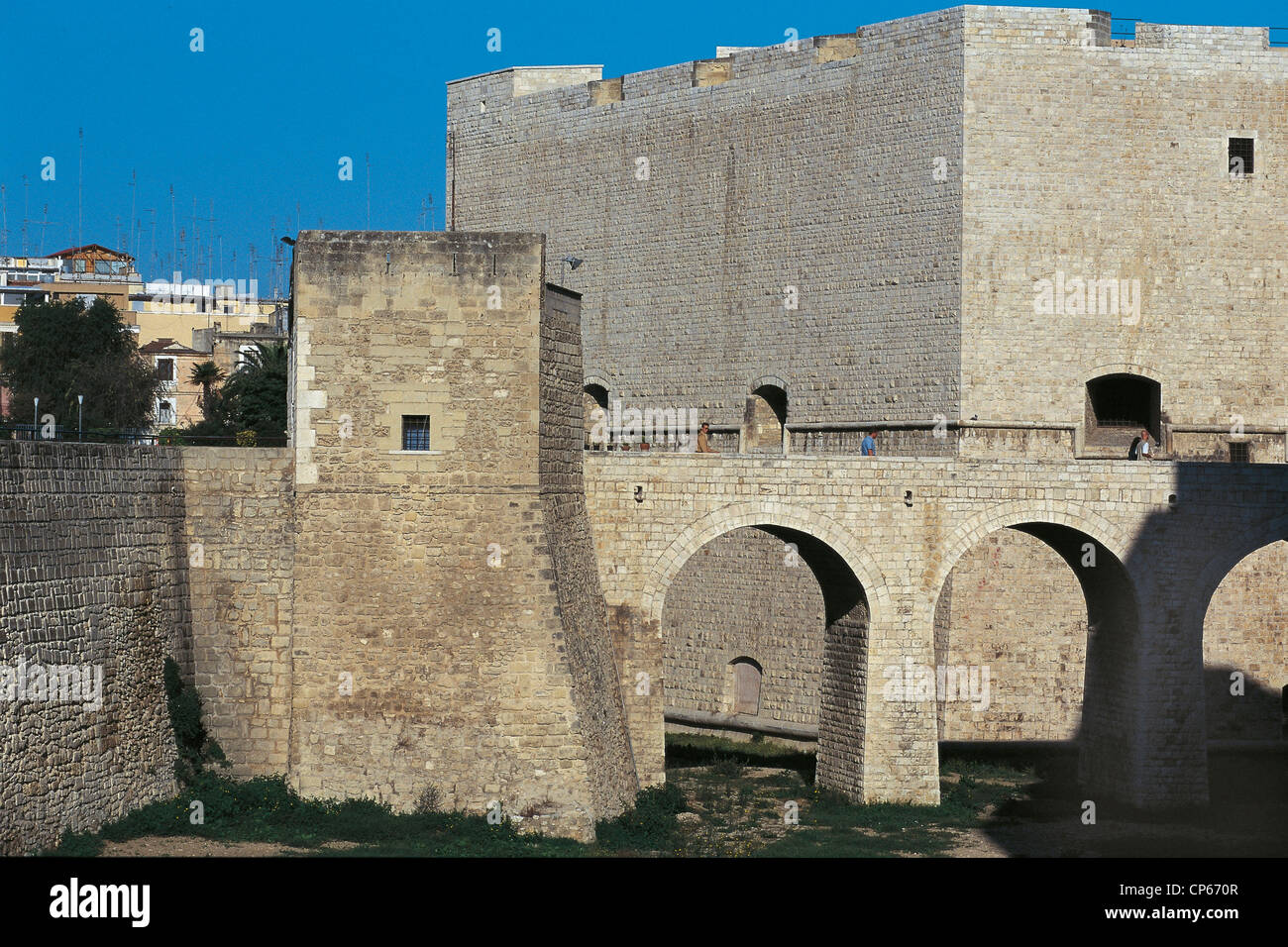 Apulien, Barletta (BA): Das Schloss Stockfoto