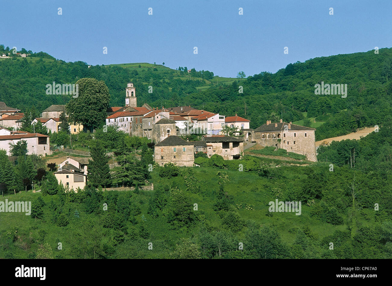 Piemont - Alta Langa - San Benedetto Belbo (Cn). Stockfoto