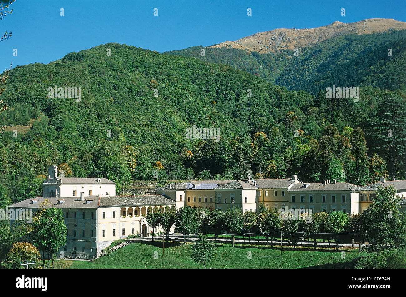 Piemont - Val Pesio - Certosa di Pesio (Cn). Stockfoto