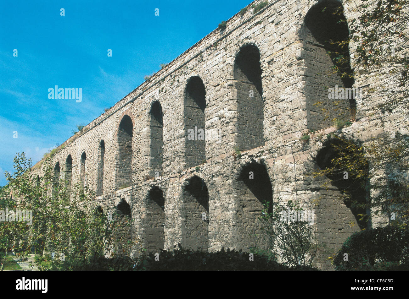 Türkei ISTANBUL Valens Aquädukt vierten Jahrhundert n. Chr. Stockfoto