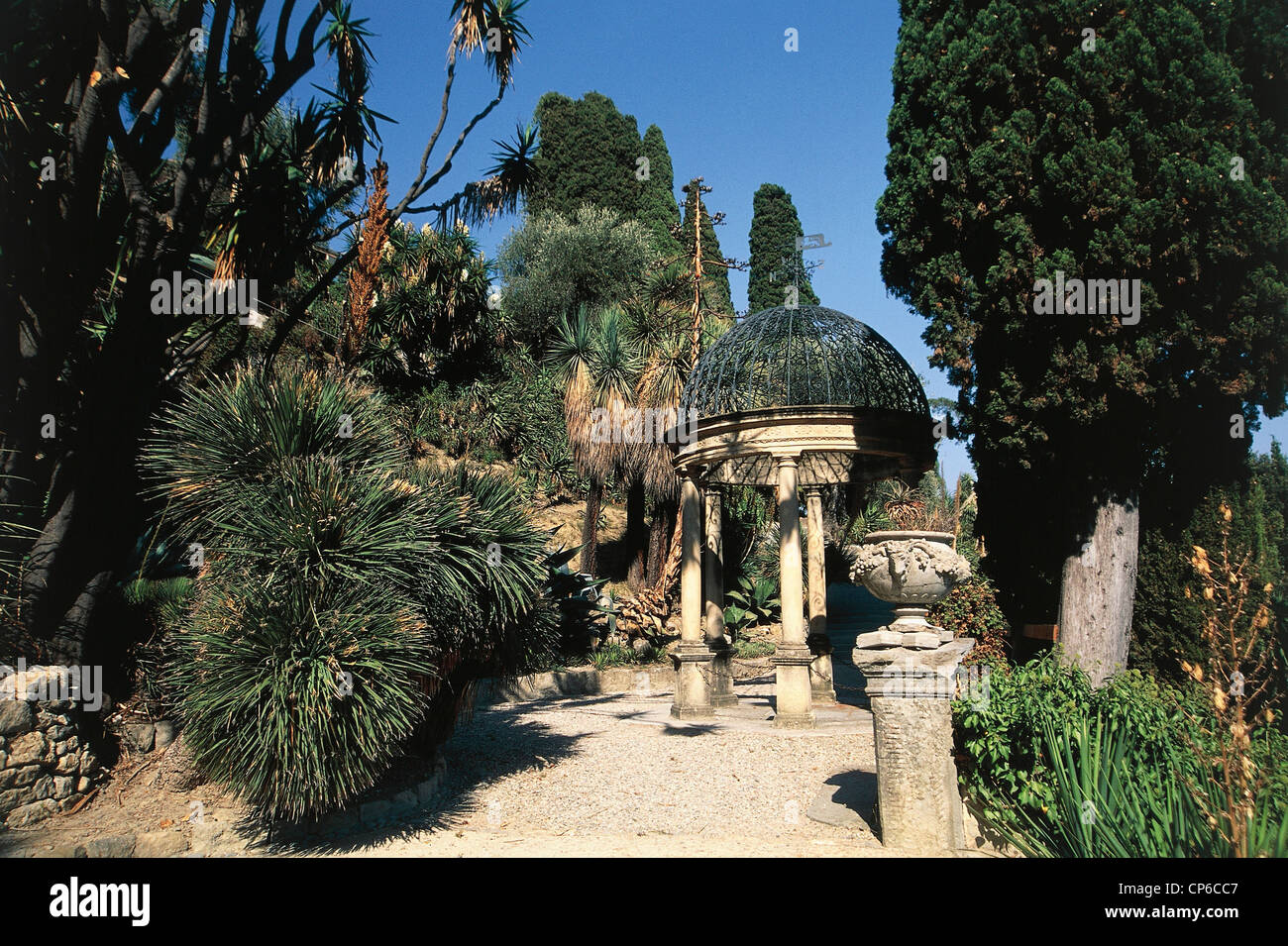 Ligurien Ventimiglia (Im) Kap Mortola. Villa Hanbury. Die Gärten