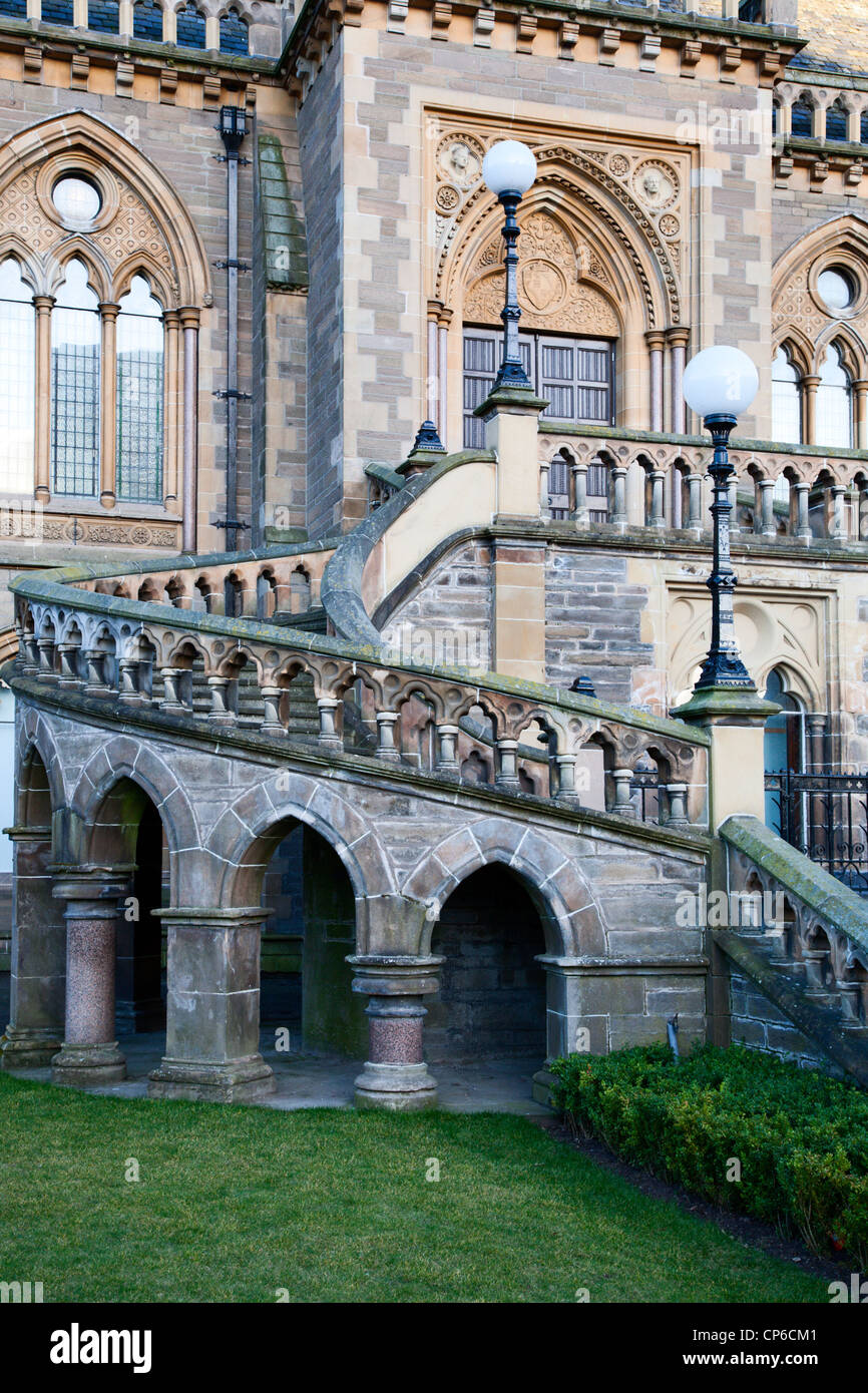 Architektur Detail am McManus Kunstgalerie und Museum Dundee Schottland Stockfoto