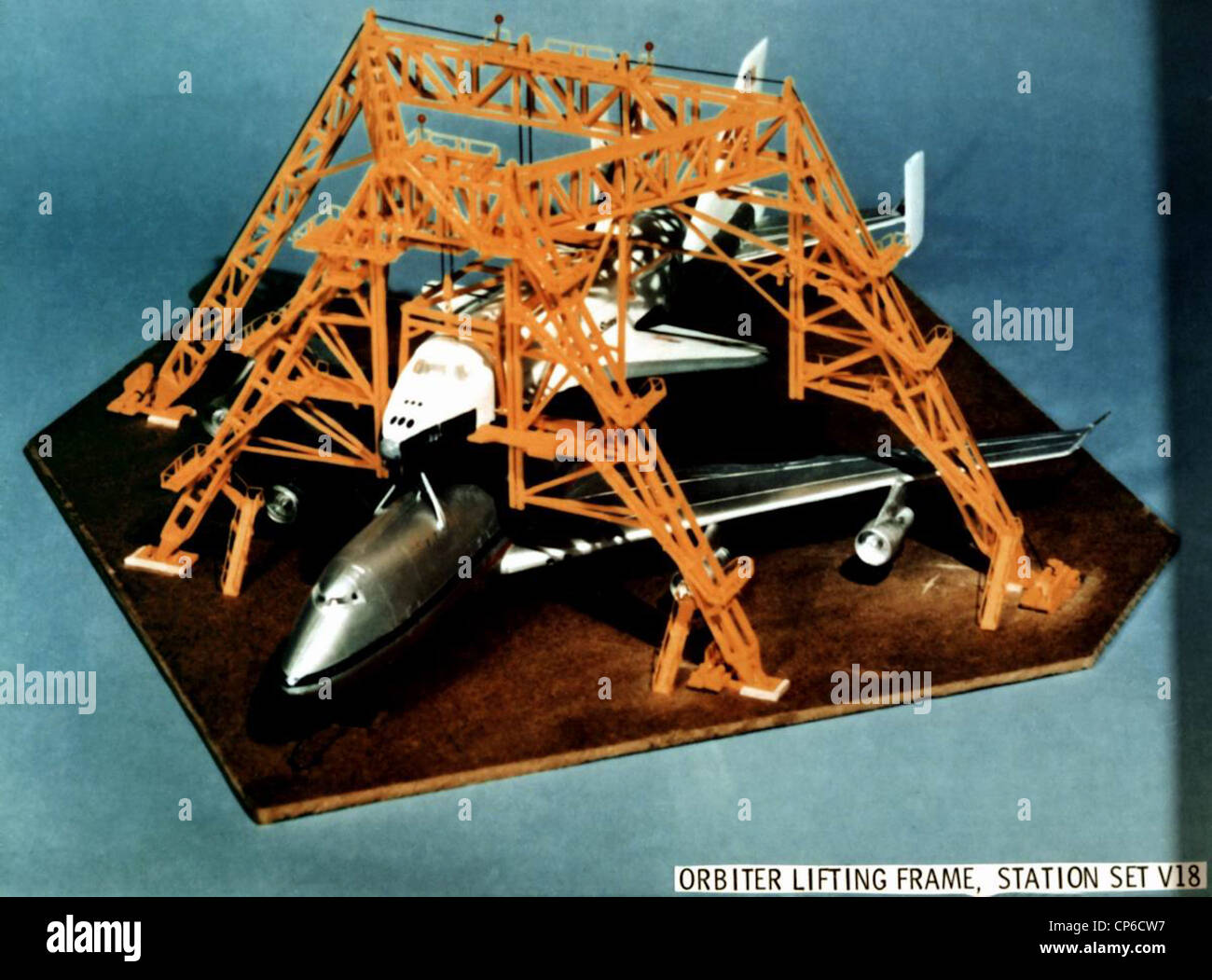 Vandenberg AFB Raumfähre Mate-demate Gerät Stockfoto