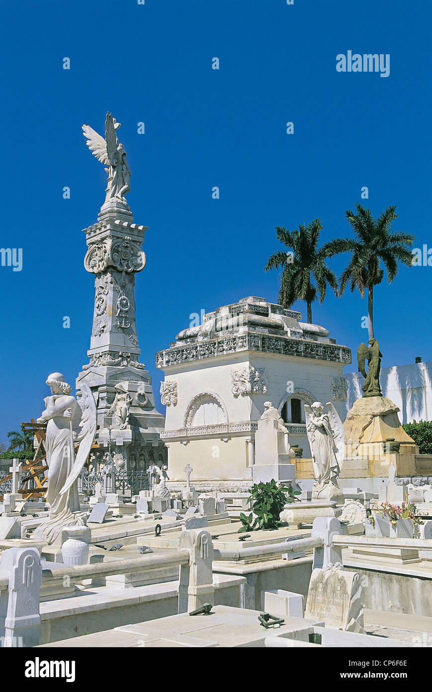 Cuba - Havanna (La Habana). Der Friedhof Cristobal Colon (Christopher Columbus). Stockfoto