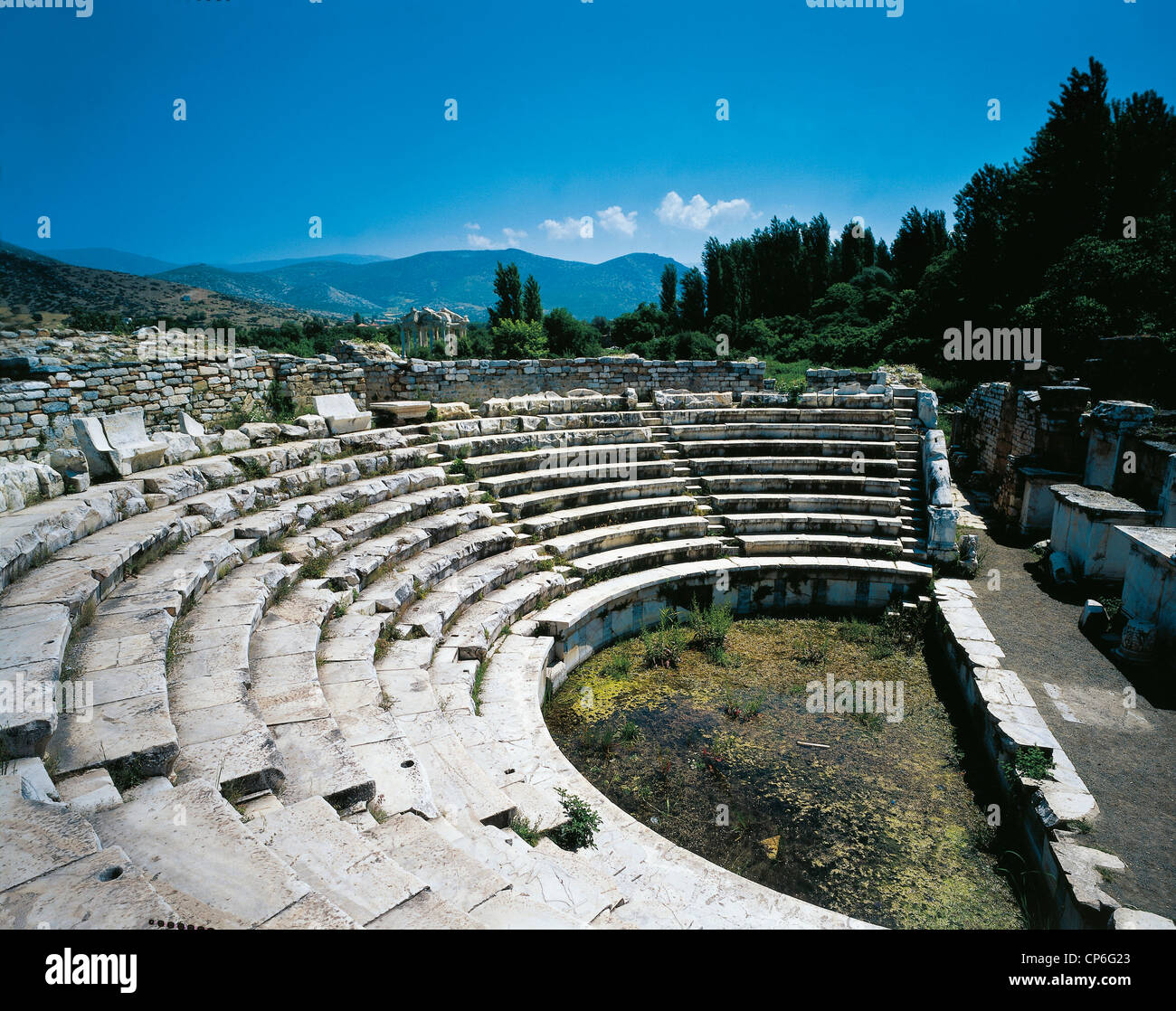 Türkei - Aphrodisias - The Odeon, II-IV Jahrhundert n. Chr. Stockfoto
