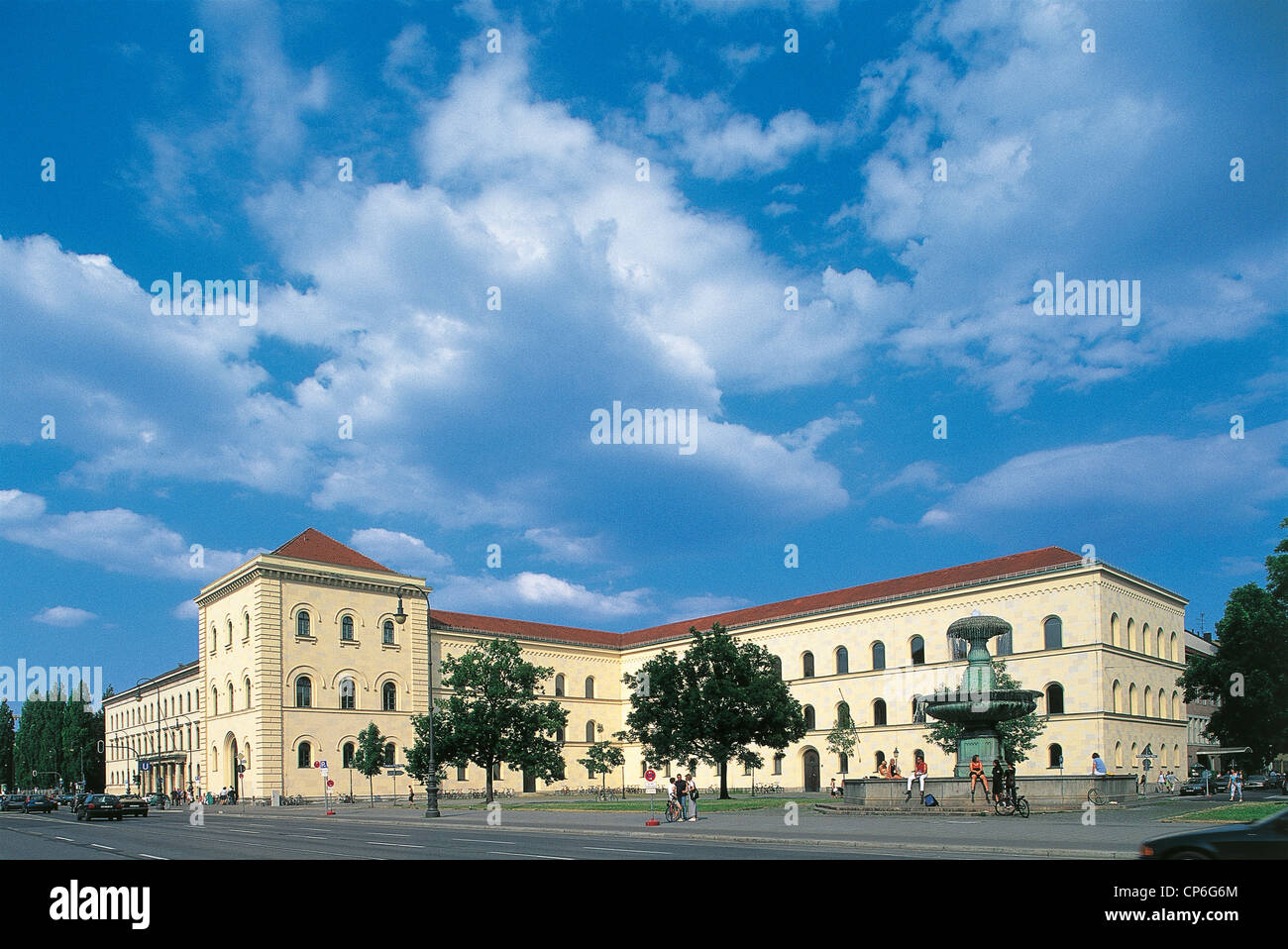 Deutschland München Monaco Universität "1835/40 Architekt Von F. Gartner Stockfoto