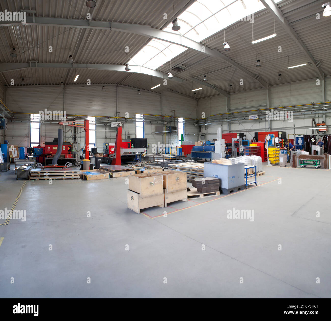 moderne Herstellung Fabrik Stockfoto