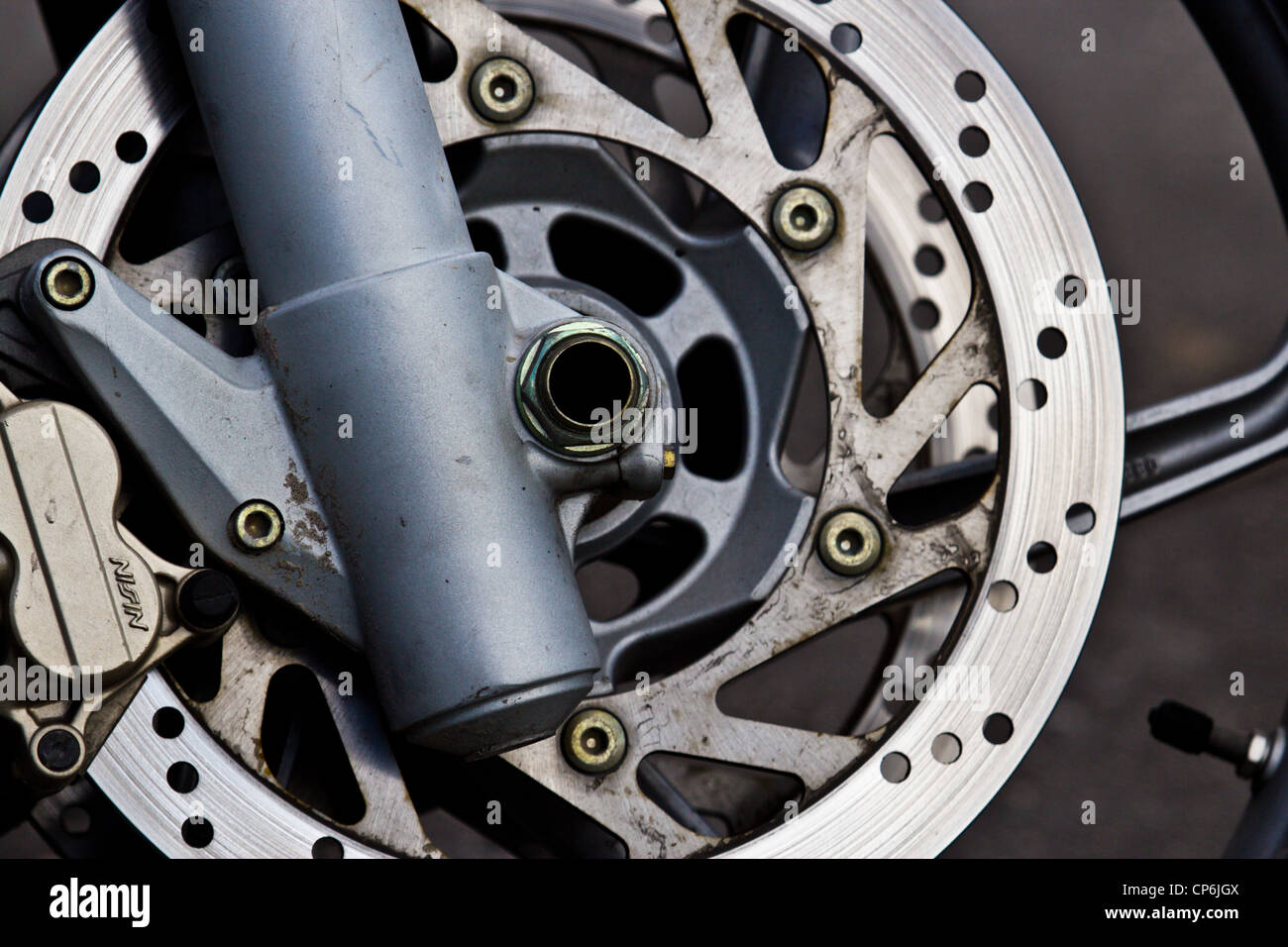 Motorrad-Rad Stockfoto