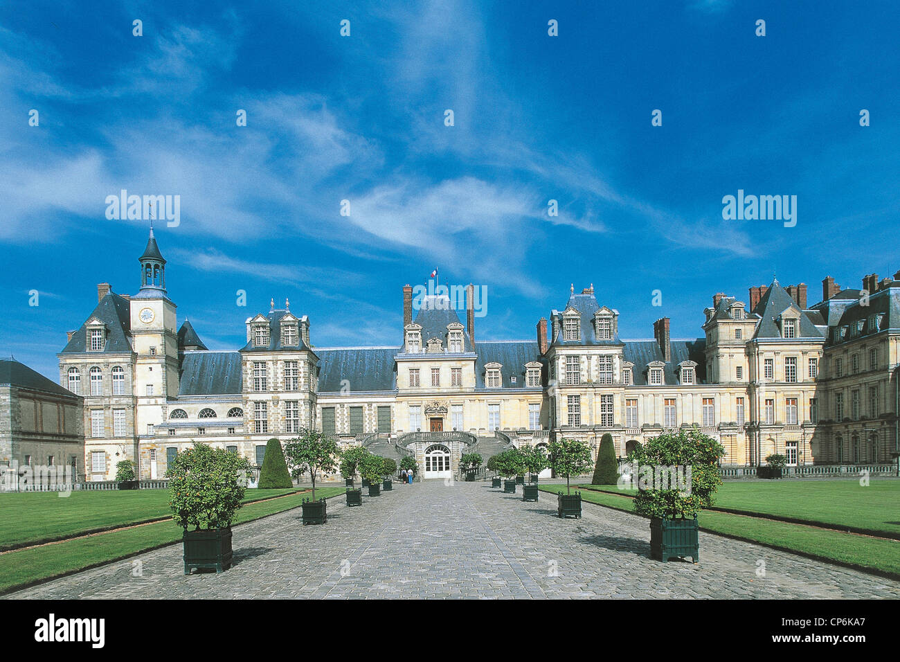 Frankreich-ILE DE Frankreich Chateau de Fontainebleau Stockfoto