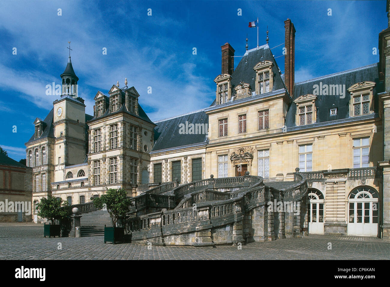 Frankreich - Ile de France - Chateau de Fontainebleau. Stockfoto