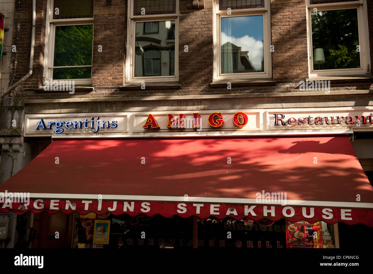 Amigo argentinische Restaurant Amsterdam Holland Niederlande Europa EU Stockfoto