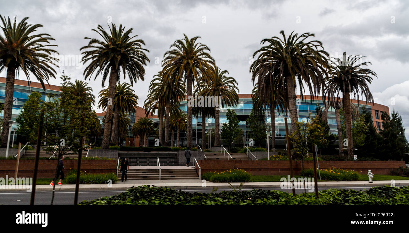 Google-Büros in Mountain View, Kalifornien Stockfoto
