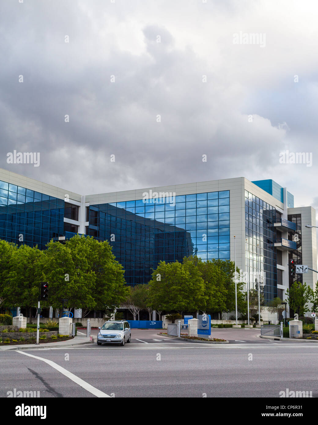 Die Intel-Anlage in Santa Clara Kalifornien Stockfoto