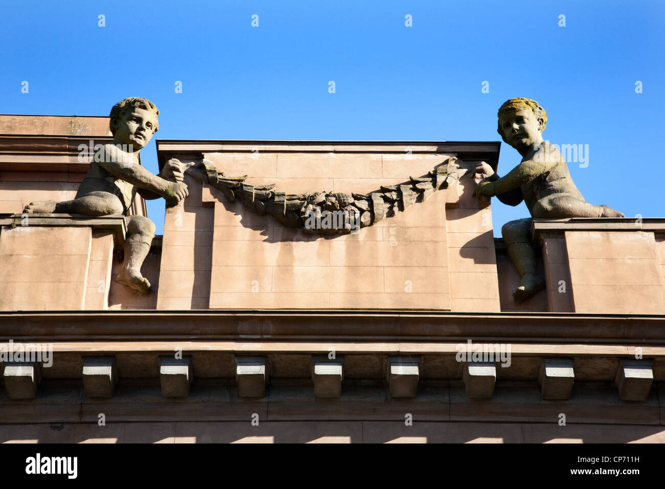 Skulpturenhalle Detail Perth Stadt Perth Perth und Kinross Schottland Stockfoto