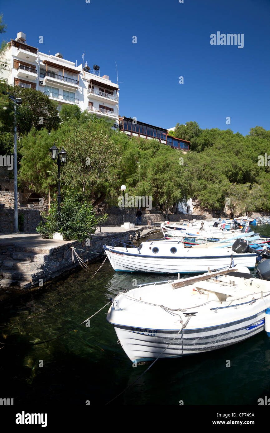 See-Überlieferung, Agios Nikolaos, Kreta, Griechenland Stockfoto