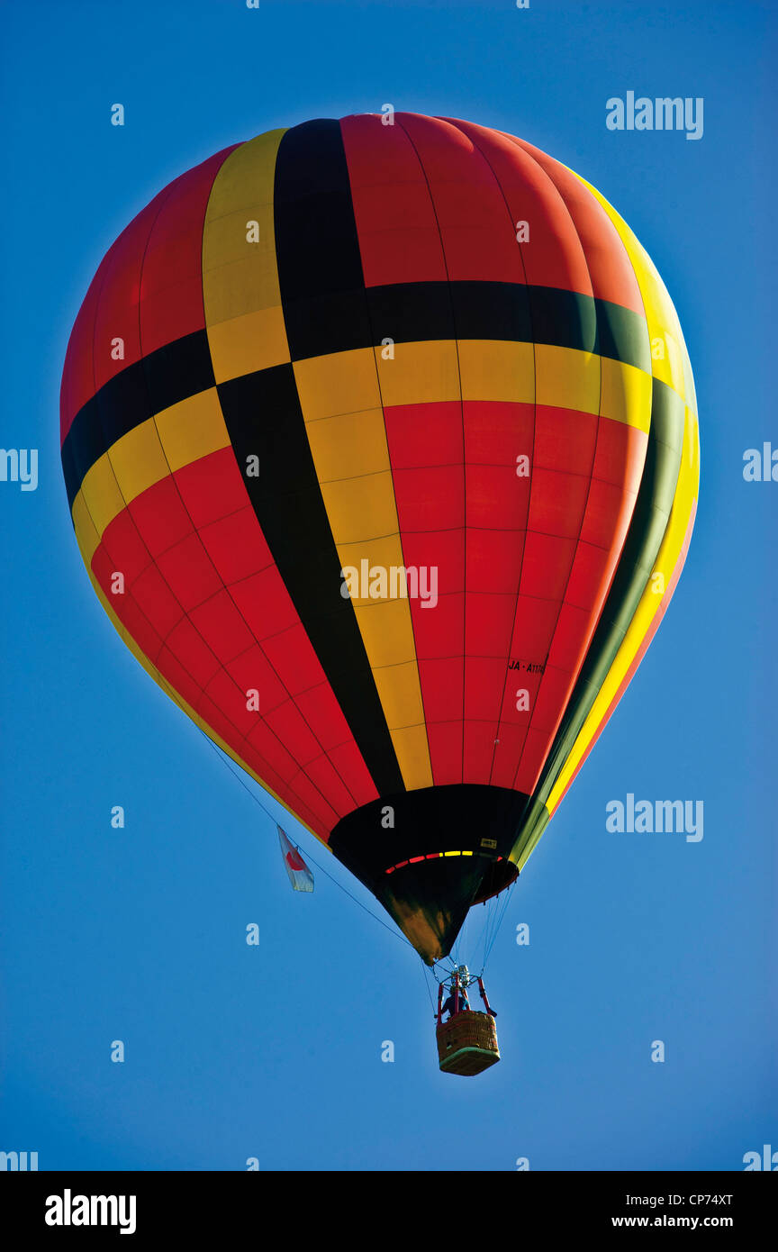 Europa Italien Piemont Provinz von Cuneo Mondovì Welt Luftballons Spiel 2009 Stockfoto