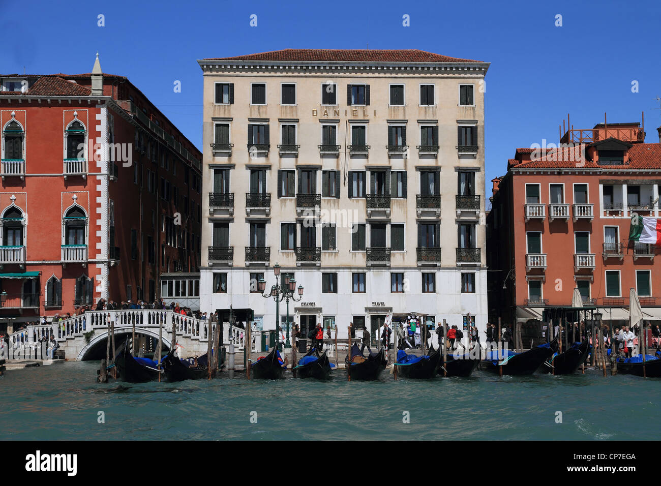 Canal Grande Venedig Stockfoto