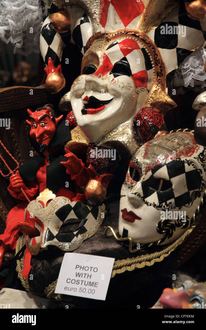 Venezianische Masken Stockfoto