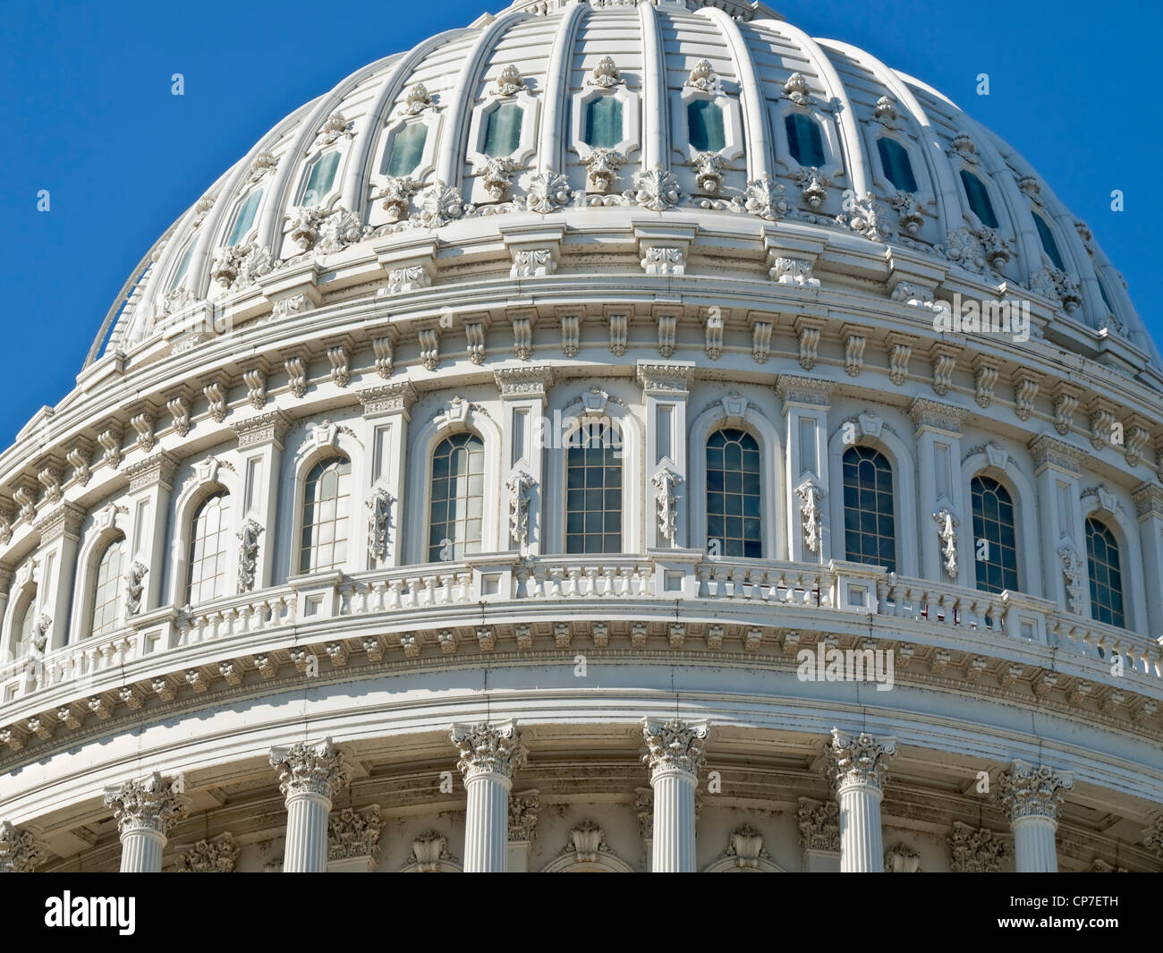 Kuppel des United States Capitol Building in Washington DC. Stockfoto